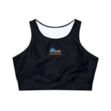 I Am Strength Padded Sports Bra - Empower Your Workout