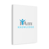 I Am Knowledge Canvas Wall Art - Inspirational Home Decor