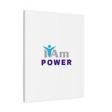 I Am Power Canvas Wall Art - Inspirational Home Decor