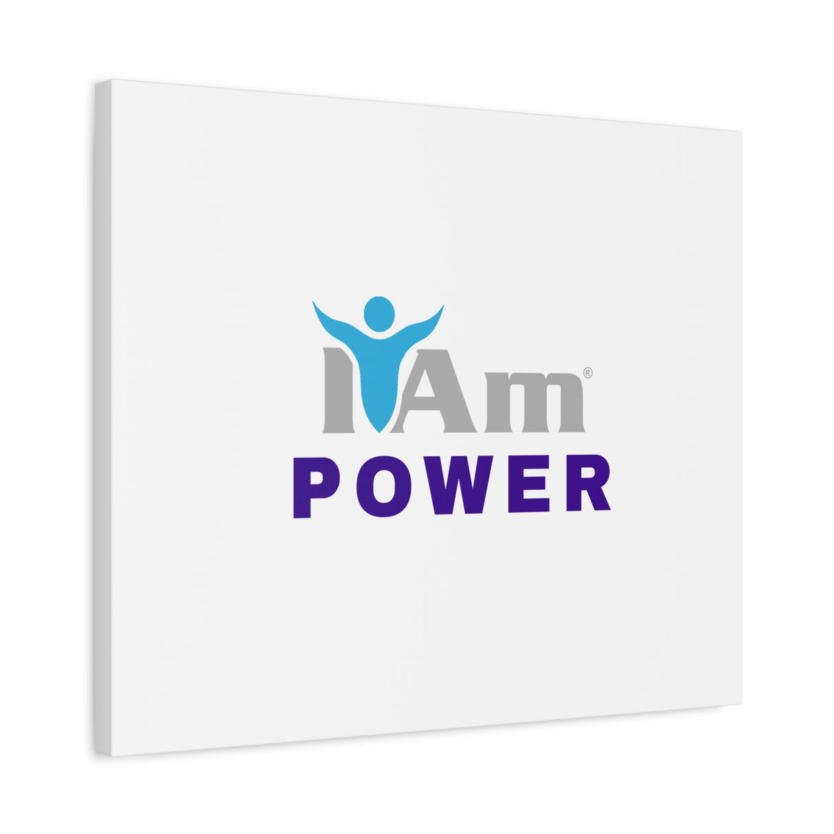 I Am Power Canvas Wall Art - Inspirational Home Decor