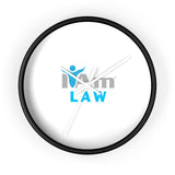 "I Am Law" Motivational Wall Clock - Modern Home Decor for Mindfulness and Serenity