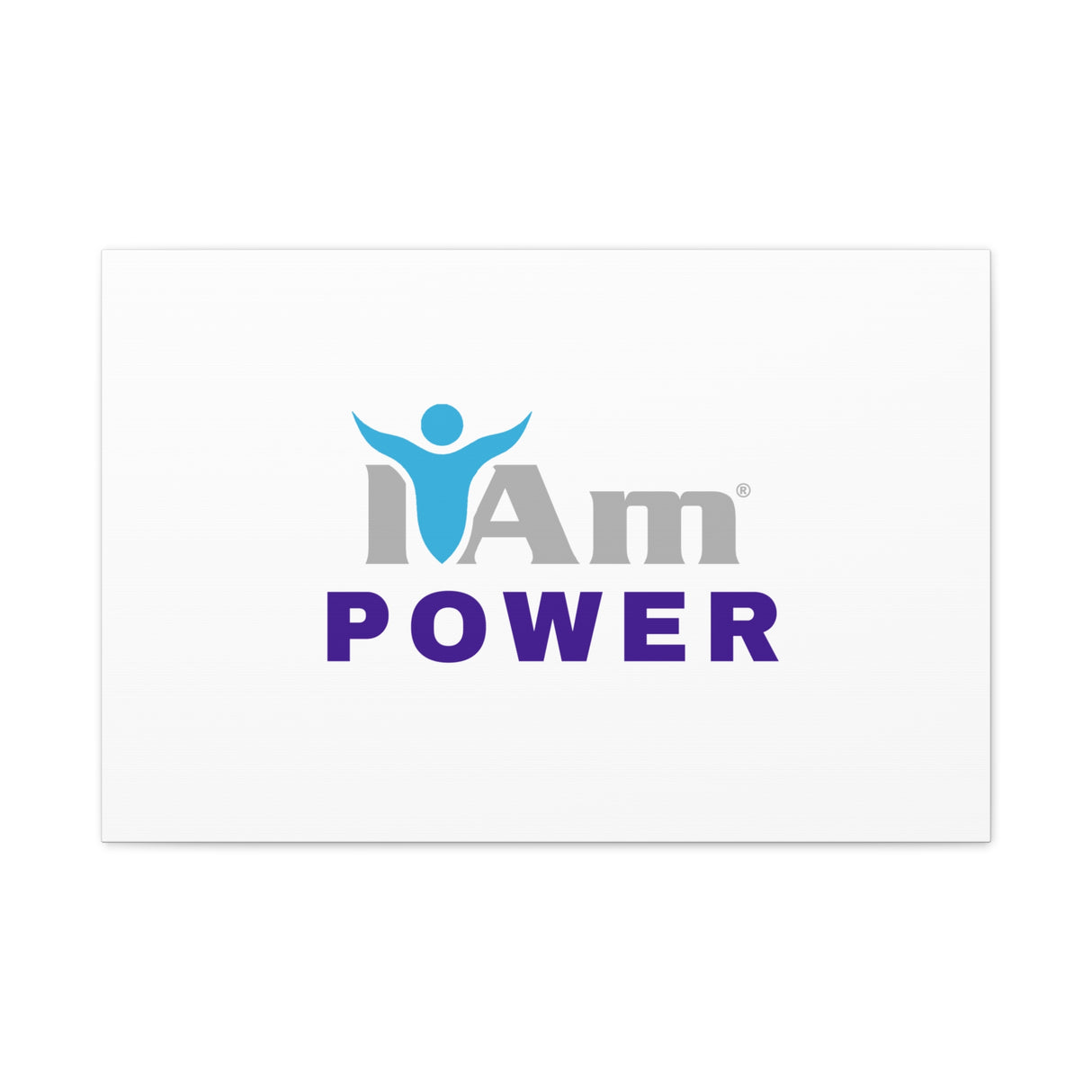 I Am Power Canvas Wall Art - Inspirational Home Decor