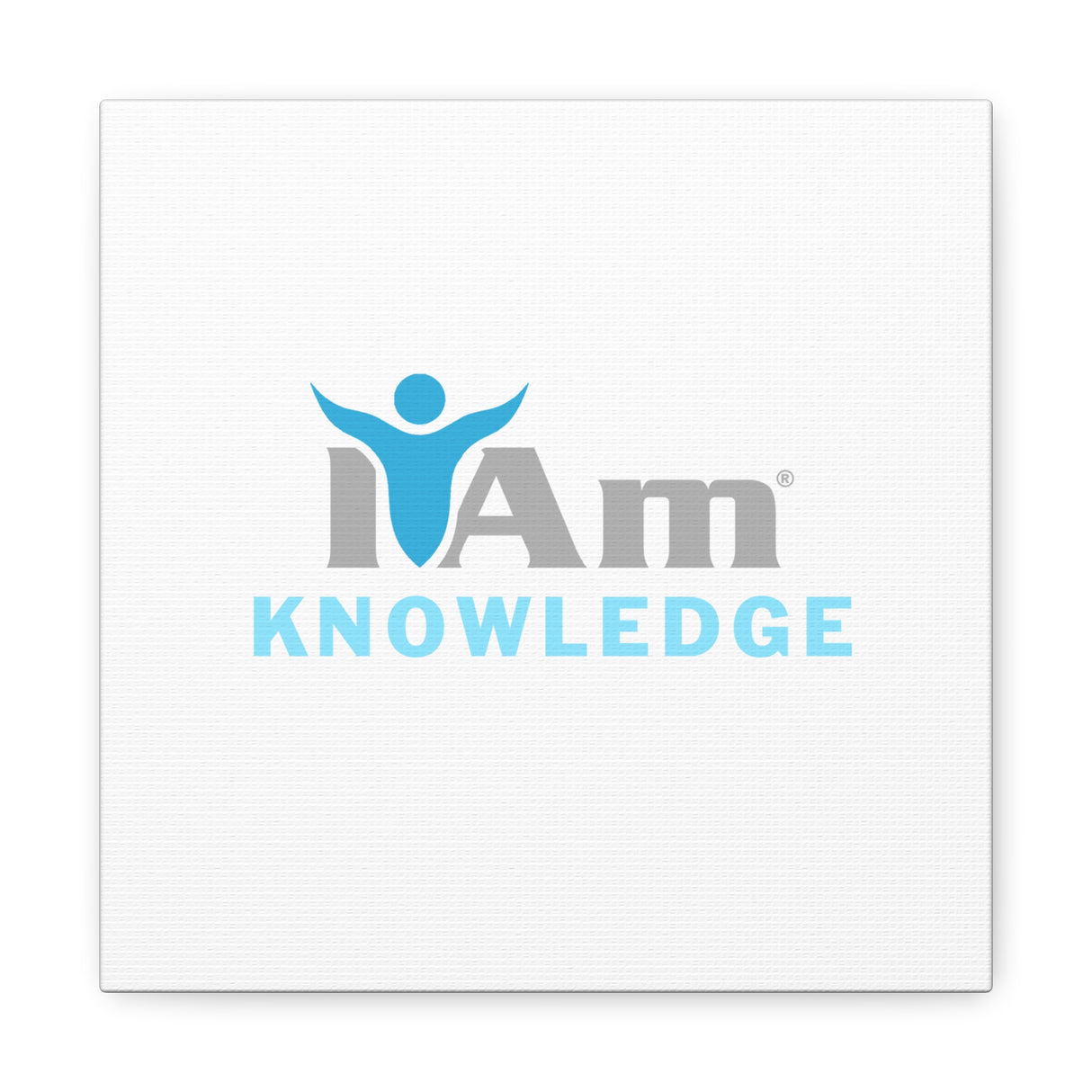 I Am Knowledge Canvas Wall Art - Inspirational Home Decor