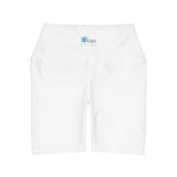 I Am Peace High Waisted Yoga Shorts - Comfortable Activewear for Mindful Practice