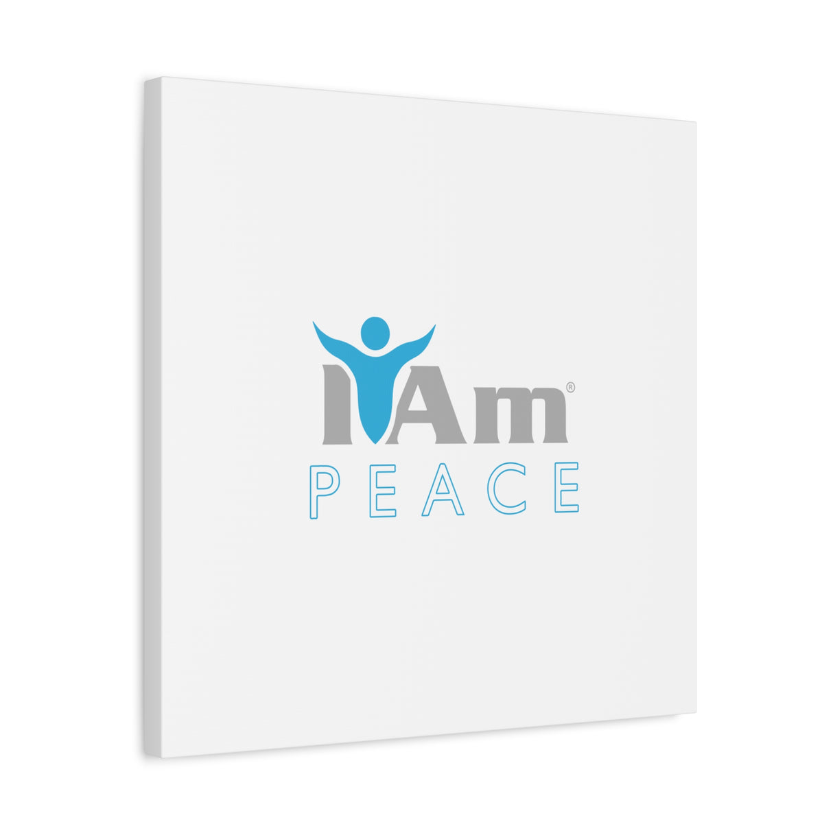 I Am Peace Canvas Wall Art - Inspirational Home Decor