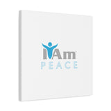 I Am Peace Canvas Wall Art - Inspirational Home Decor