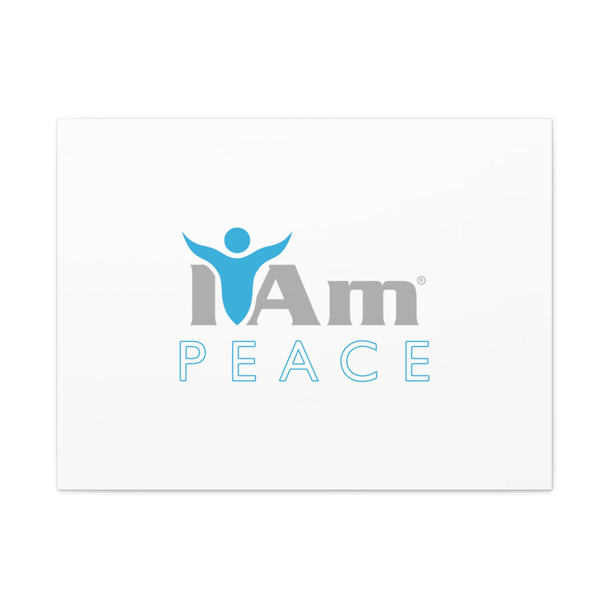 I Am Peace Canvas Wall Art - Inspirational Home Decor