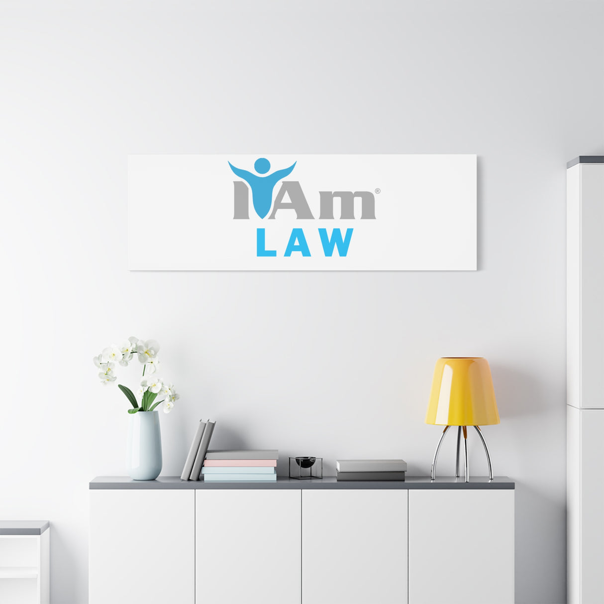 I Am Law Canvas Wall Art - Inspirational Home Decor