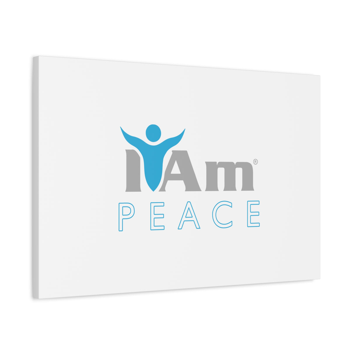 I Am Peace Canvas Wall Art - Inspirational Home Decor