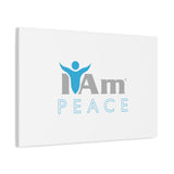 I Am Peace Canvas Wall Art - Inspirational Home Decor