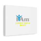 I Am Correct Ideas and Beliefs Canvas Wall Art - Inspirational Home Decor