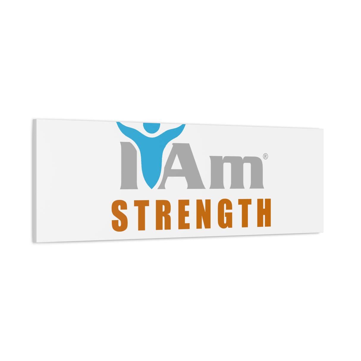 I Am Strength Canvas Wall Art - Inspirational Home Decor