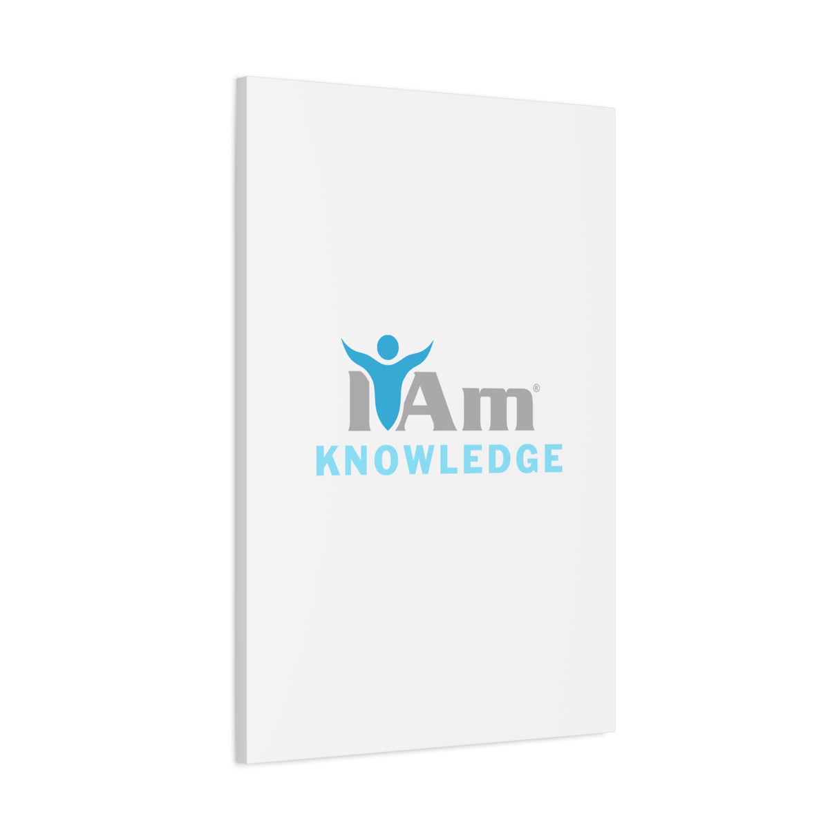 I Am Knowledge Canvas Wall Art - Inspirational Home Decor