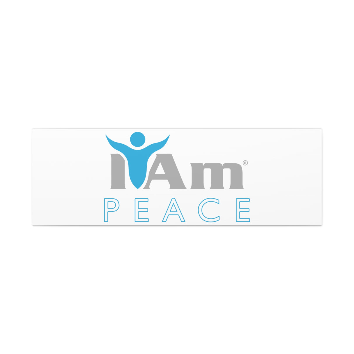 I Am Peace Canvas Wall Art - Inspirational Home Decor