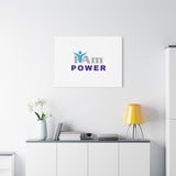 I Am Power Canvas Wall Art - Inspirational Home Decor