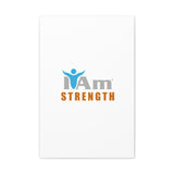 I Am Strength Canvas Wall Art - Inspirational Home Decor