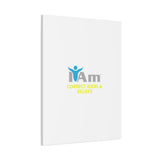 I Am Correct Ideas and Beliefs Canvas Wall Art - Inspirational Home Decor