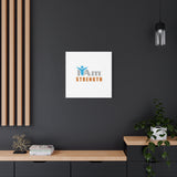 I Am Strength Canvas Wall Art - Inspirational Home Decor