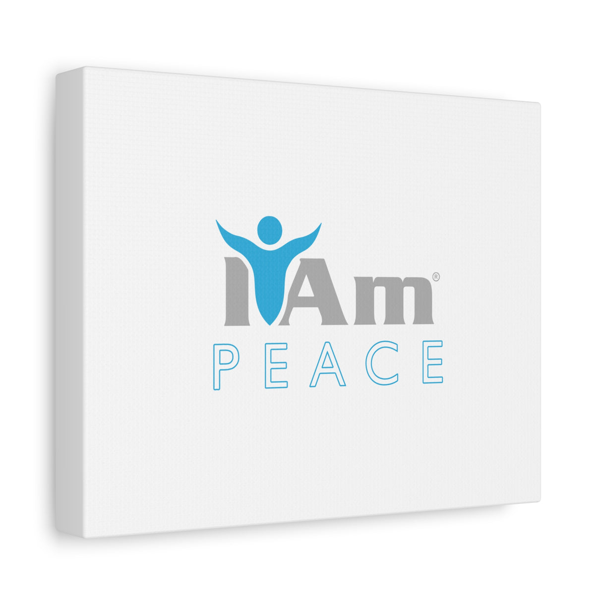 I Am Peace Canvas Wall Art - Inspirational Home Decor