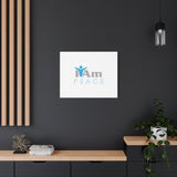 I Am Peace Canvas Wall Art - Inspirational Home Decor