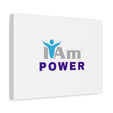 I Am Power Canvas Wall Art - Inspirational Home Decor