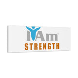 I Am Strength Canvas Wall Art - Inspirational Home Decor