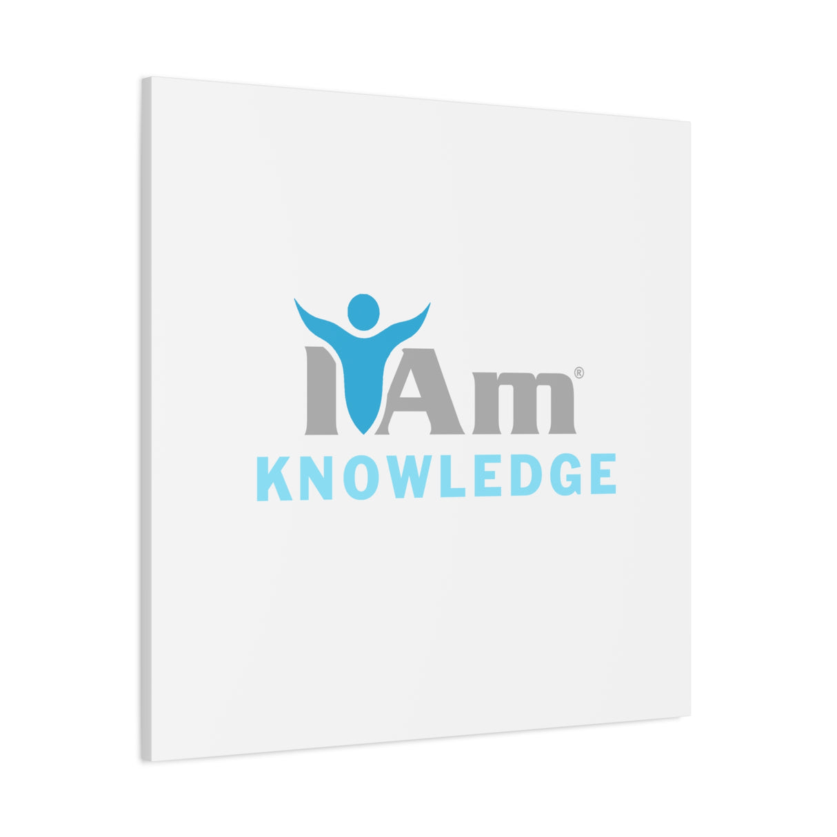 I Am Knowledge Canvas Wall Art - Inspirational Home Decor