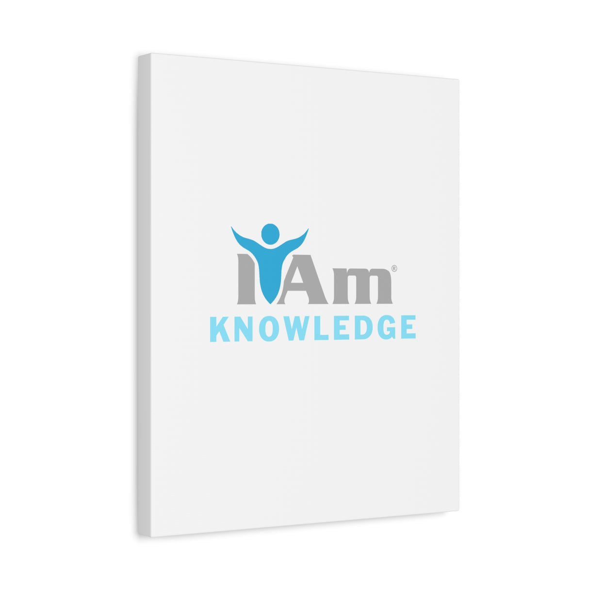 I Am Knowledge Canvas Wall Art - Inspirational Home Decor