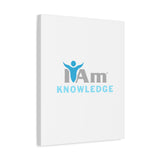 I Am Knowledge Canvas Wall Art - Inspirational Home Decor