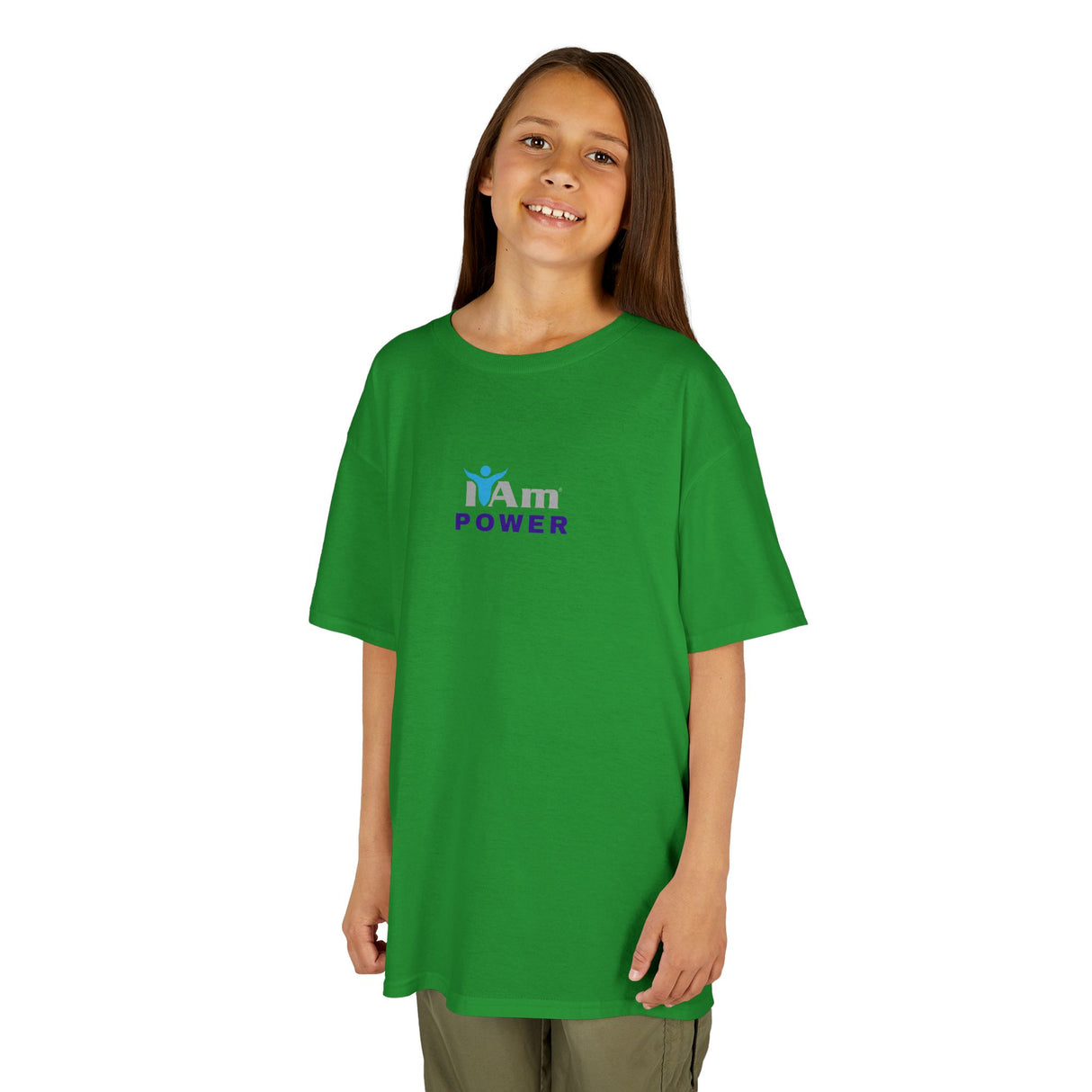 Girls Heavy Cotton 'I Am Power'™ Tee