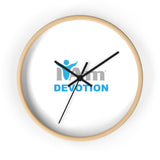 "I Am Devotion" Motivational Wall Clock - Modern Home Decor for Mindfulness and Serenity