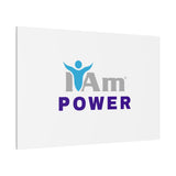 I Am Power Canvas Wall Art - Inspirational Home Decor