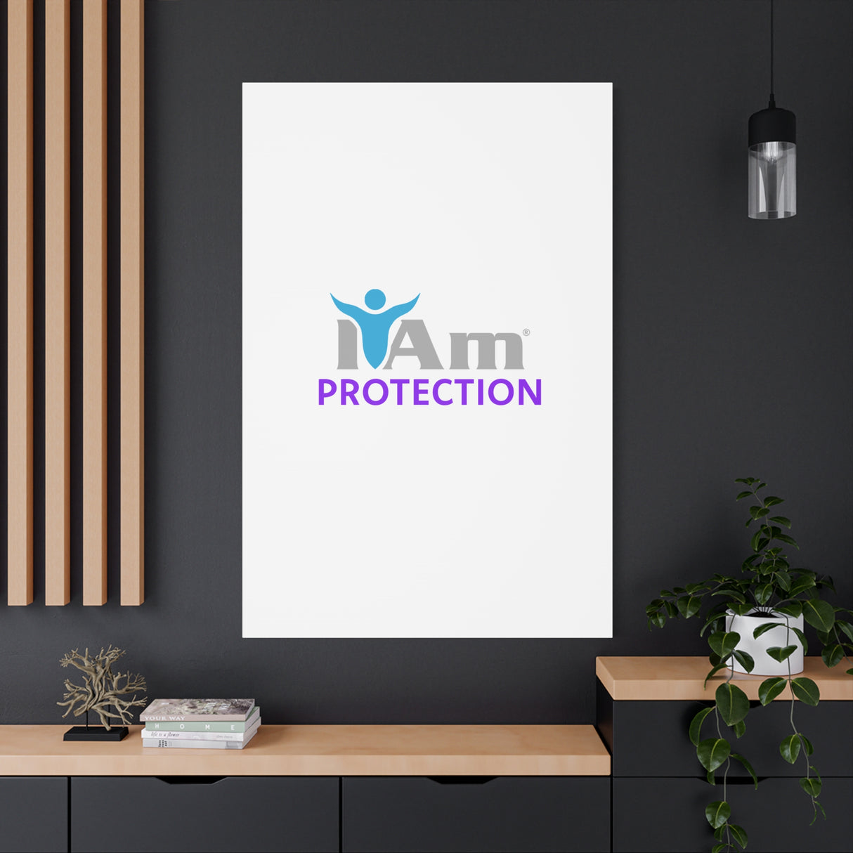 'I Am Protection' Canvas Wall Art - Inspirational Home Decor