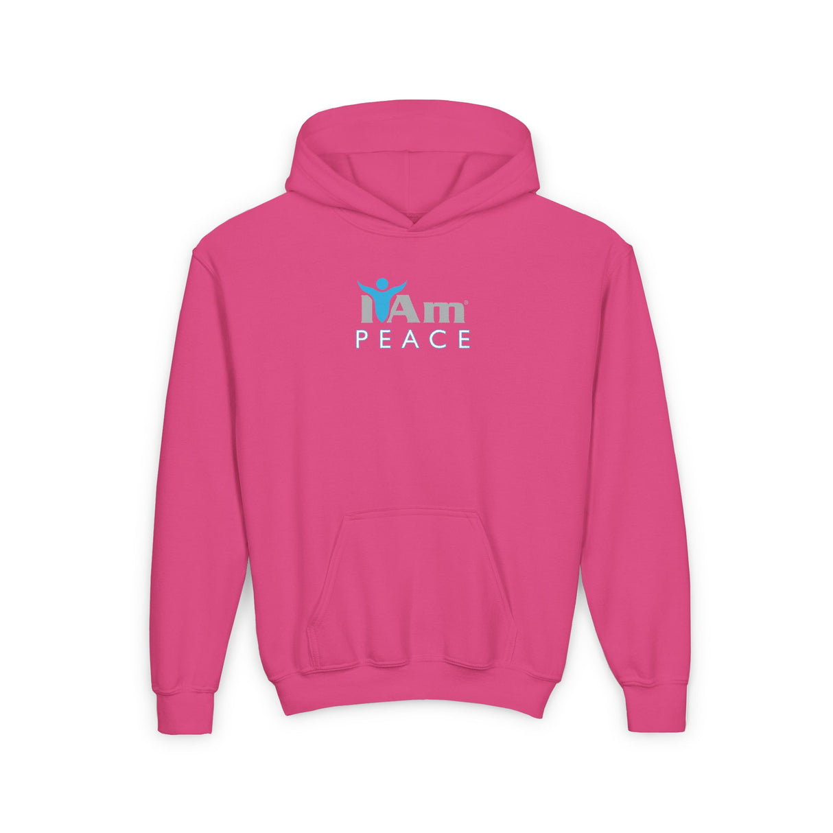 Girls' I Am Peace Hoodie - Comfortable & Inspirational Sweatshirt for Kids