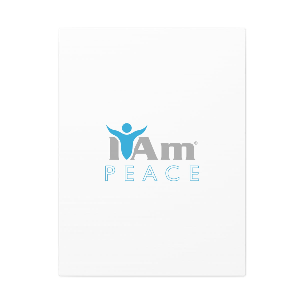 I Am Peace Canvas Wall Art - Inspirational Home Decor