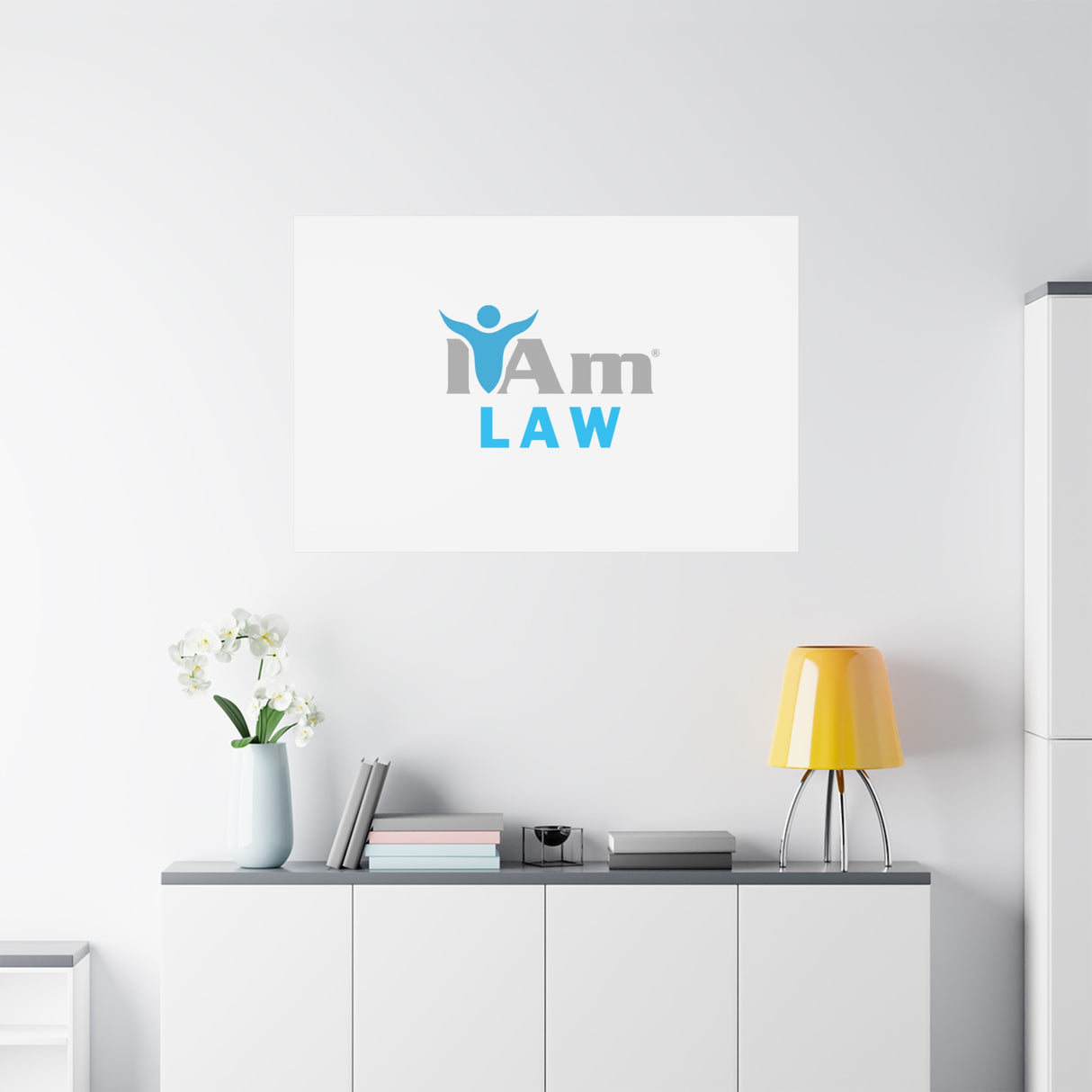 I Am Law Canvas Wall Art - Inspirational Home Decor