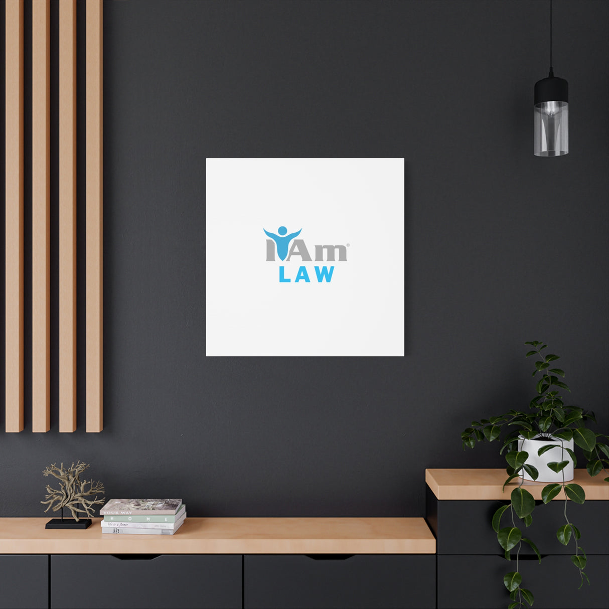 I Am Law Canvas Wall Art - Inspirational Home Decor