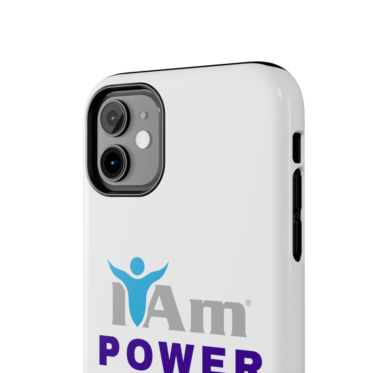 "I Am Power" Affirmation Inspirational Tough Phone Case - I Am POWER Motivational Design