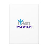 I Am Power Canvas Wall Art - Inspirational Home Decor