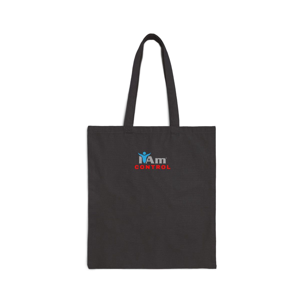 I Am Control Cotton Canvas Tote Bag - Eco-Friendly Motivational Tote for Everyday Use