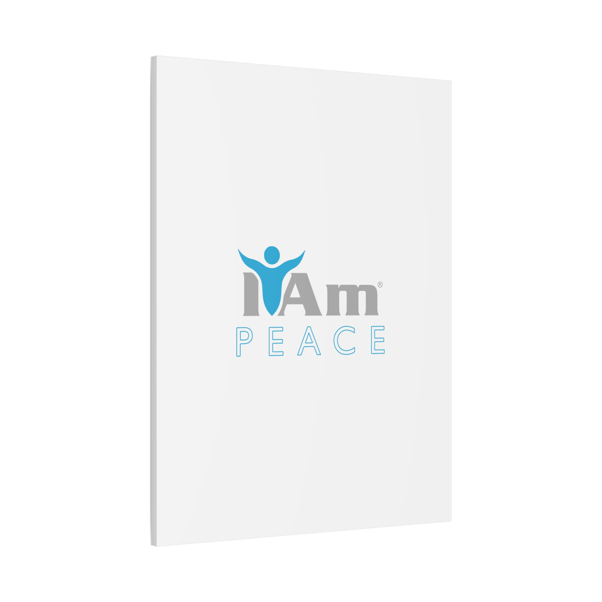 I Am Peace Canvas Wall Art - Inspirational Home Decor