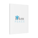 I Am Peace Canvas Wall Art - Inspirational Home Decor