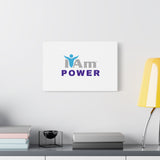 I Am Power Canvas Wall Art - Inspirational Home Decor