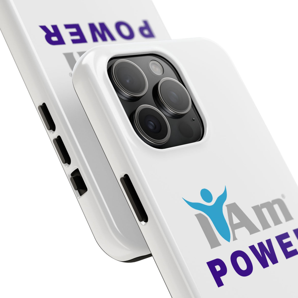 "I Am Power" Affirmation Inspirational Tough Phone Case - I Am POWER Motivational Design