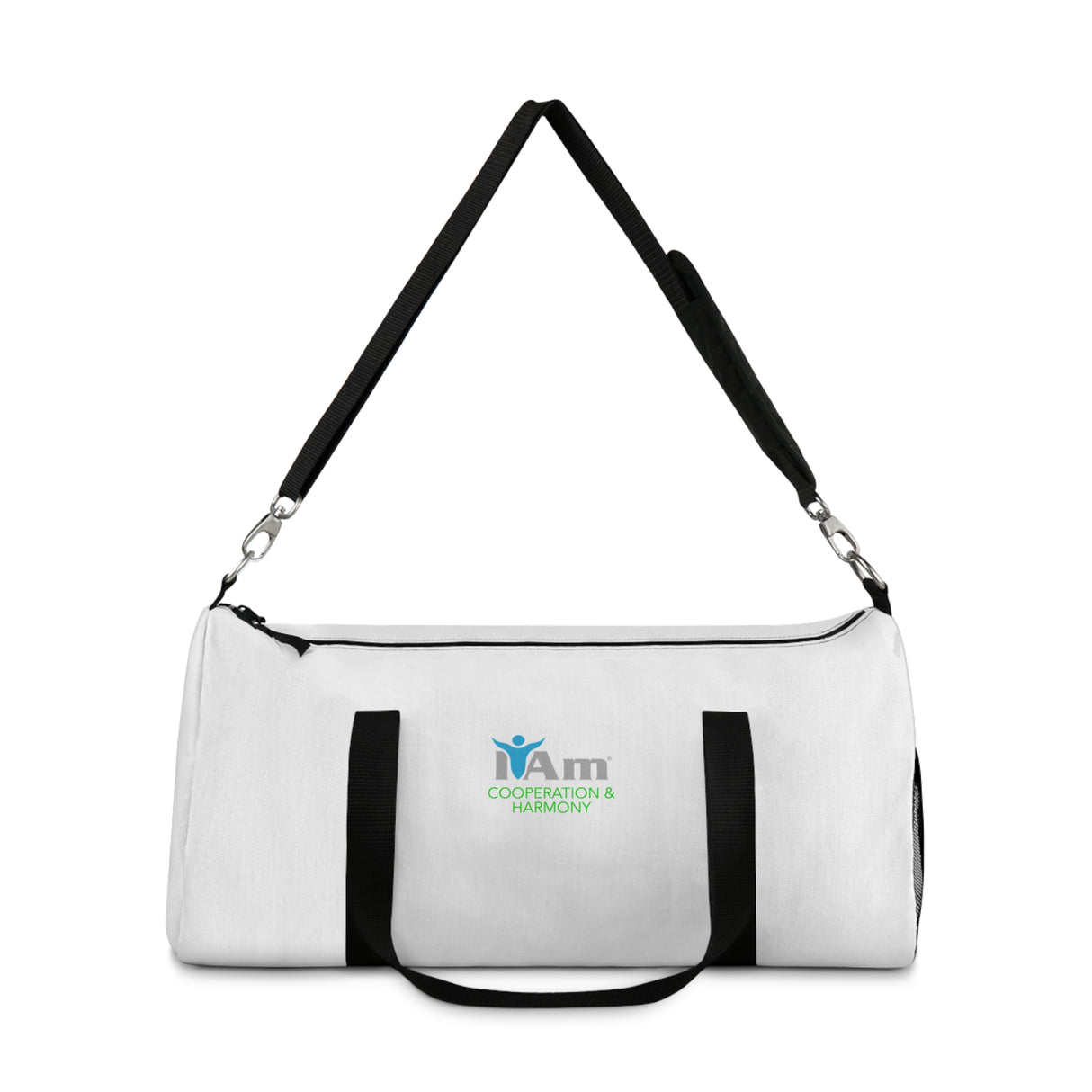 'I Am Cooperation and Harmony' Gym/Travel Bag-Motivational Duffel Bag
