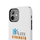 "I Am Strength" Affirmation Inspirational Tough Phone Case - I Am Strength Motivational Design