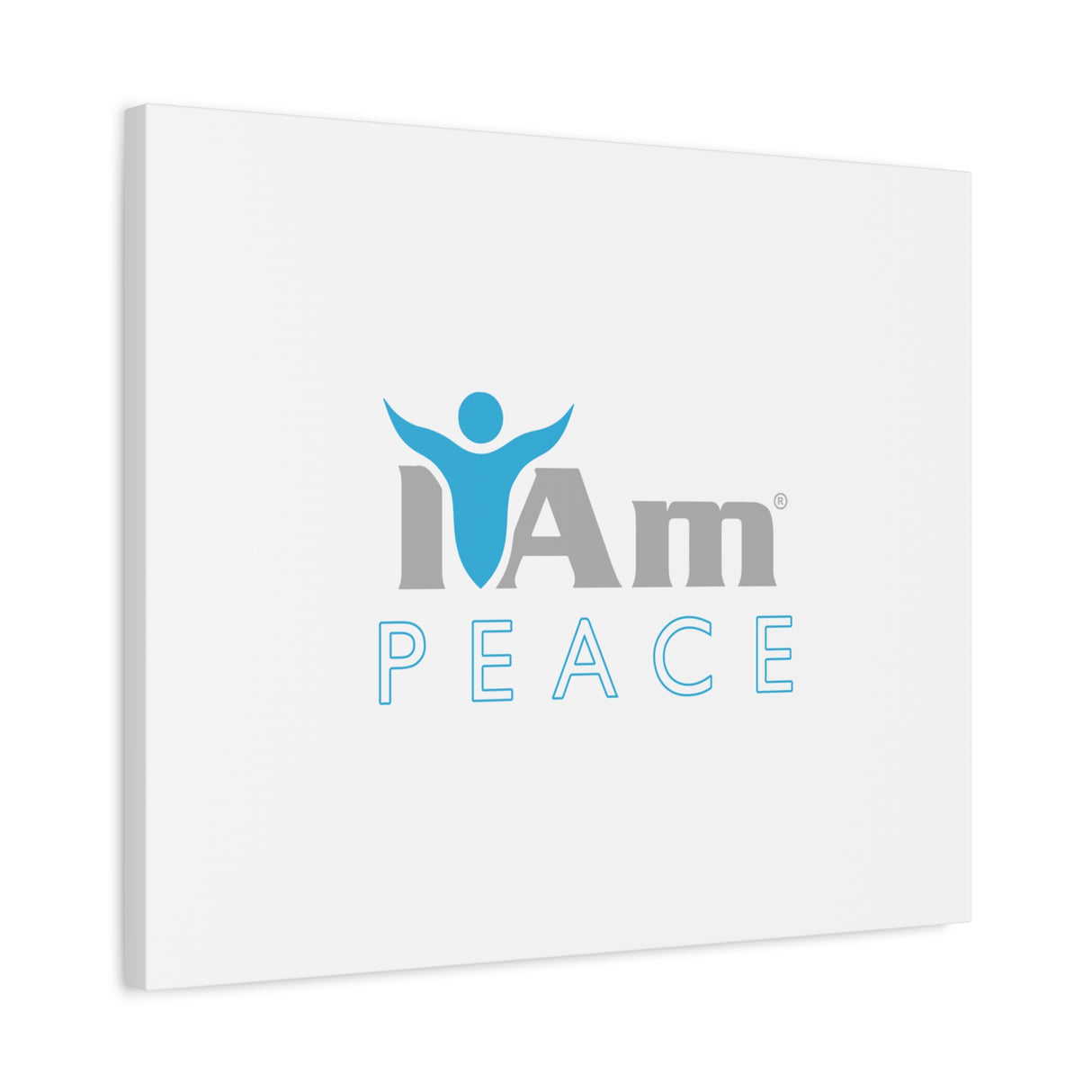 I Am Peace Canvas Wall Art - Inspirational Home Decor