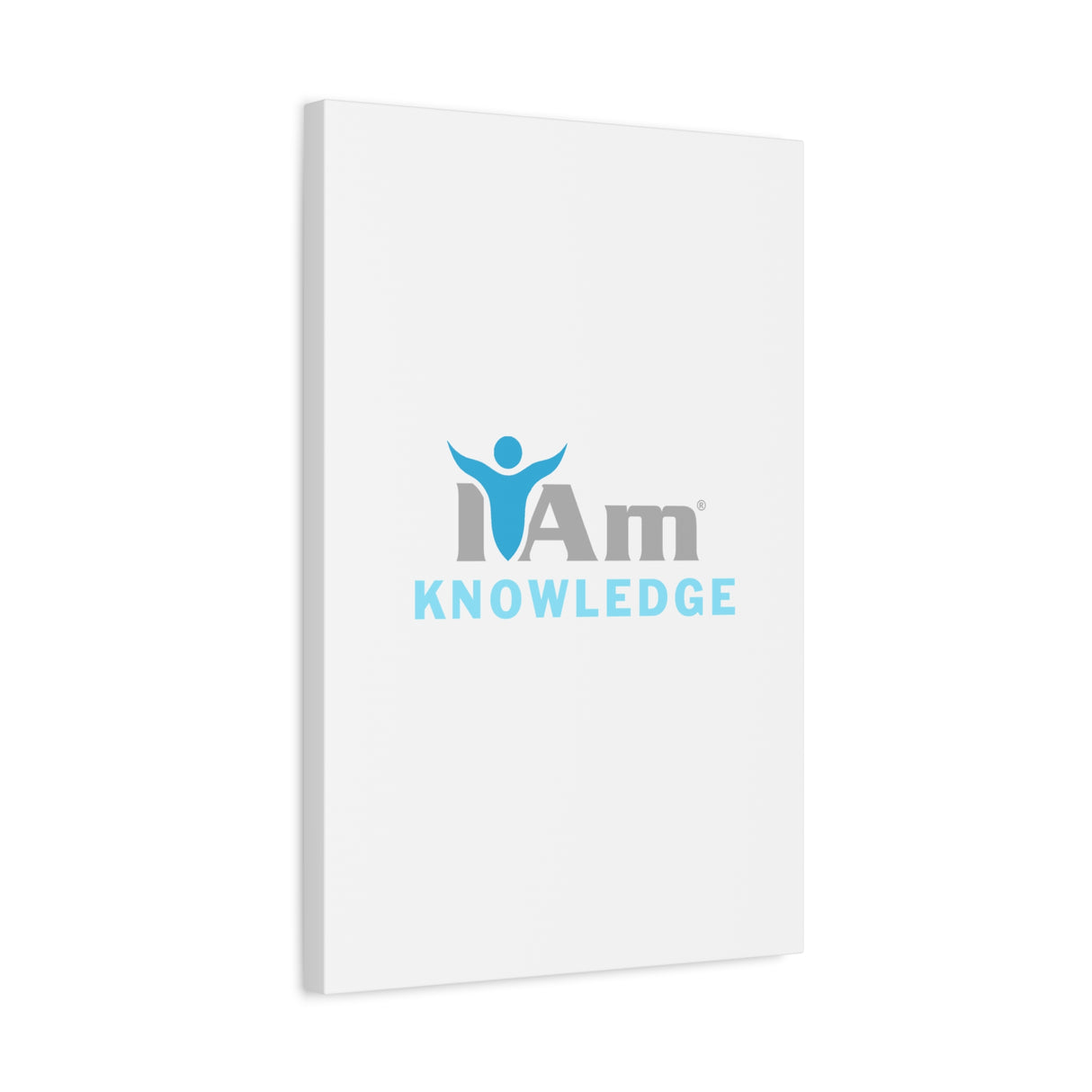 I Am Knowledge Canvas Wall Art - Inspirational Home Decor