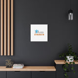 I Am Strength Canvas Wall Art - Inspirational Home Decor