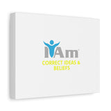 I Am Correct Ideas and Beliefs Canvas Wall Art - Inspirational Home Decor